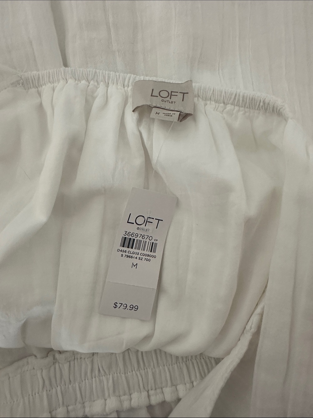 LOFT White Dress🌸 - Picture 3 of 4